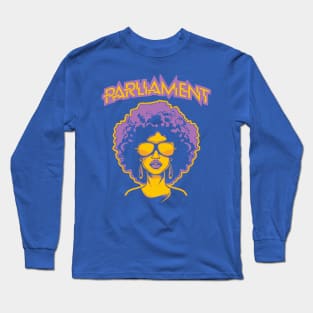 Retro 70's Parliament Funkadelic Funk Rock Music Satire Long Sleeve T-Shirt